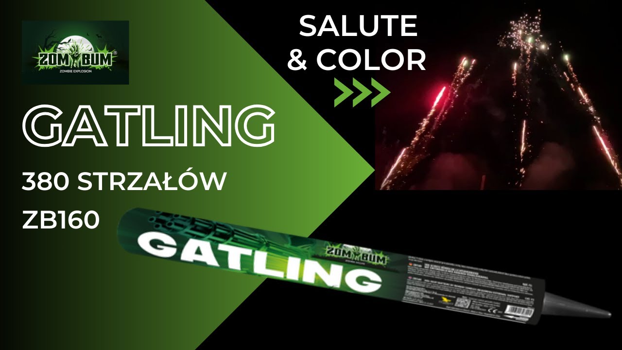 Gatling Zom Bum Salute 380sh 10mm ZB160