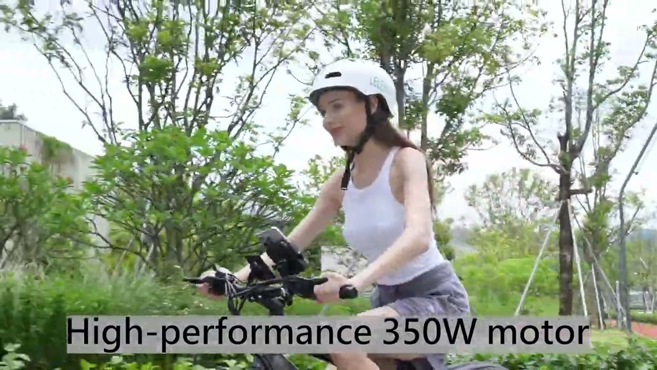 Electric Bike 26" Peak 750W 20Mph 7-Speed Front Ebike Suspension With