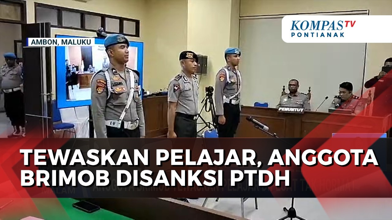 Anggota Brimob Yang Tewaskan Pelajar Dipecat Tak Hormat