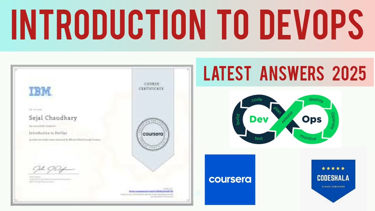 Coursera Introduction to DevOps (IBM) | Full Quiz & Assignment Answers