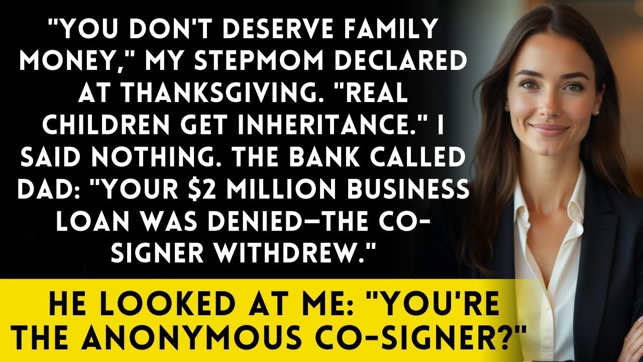 At Thanksgiving, Stepmom Said You Don't Deserve Family Money—Then The Bank Called About The Loan
