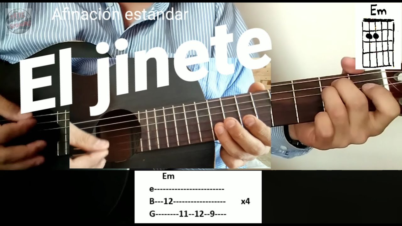 El jinete Bunbury cover (cómo tocar) acordes guitarra y letra José Alfredo Jimenez