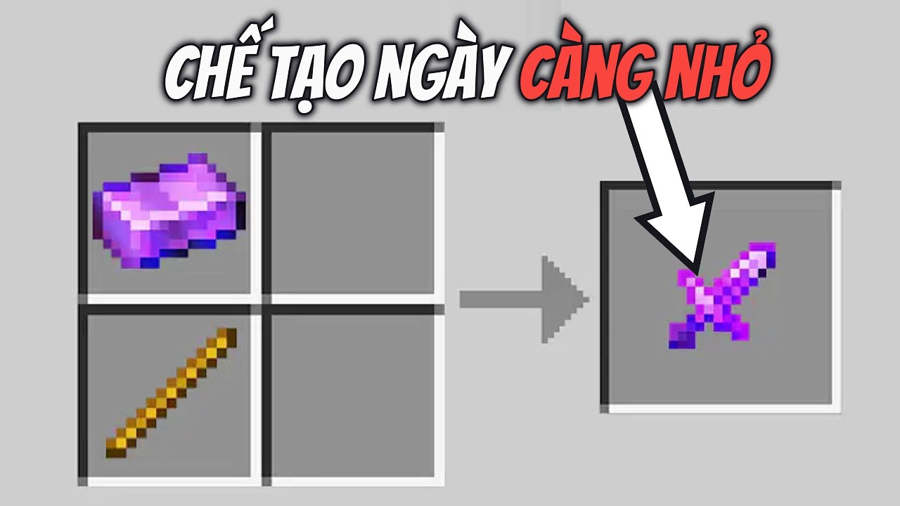 Minecraft, Nhưng Mọi Thứ Tôi Chế Tạo Ngày Càng Nhỏ... | MeMaiRap