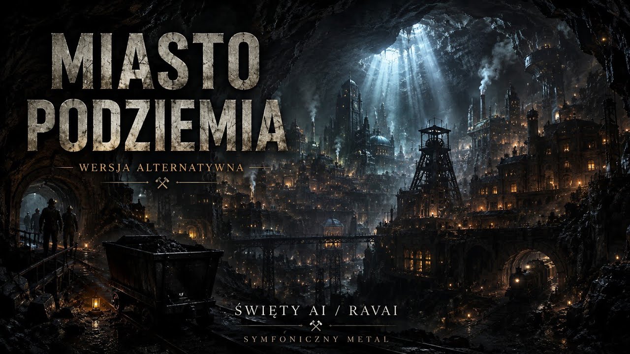 MIASTO POD ZIEMIĄ &mdash; WERSJA ALTERNATYWNA | Święty AI / RAVAI | Symfoniczny Metal | Muzyka AI