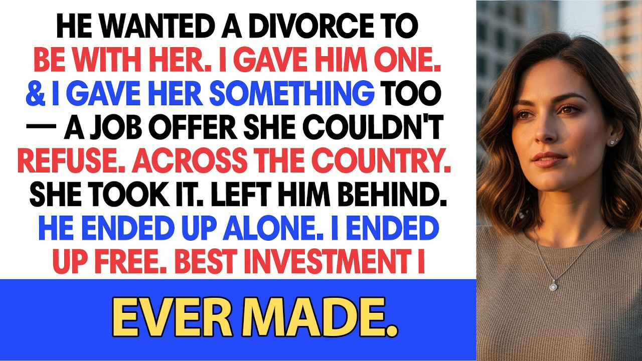 He Wanted A Divorce To Be With Her. I Gave Him One. And I Gave Her Something Too — A Job...