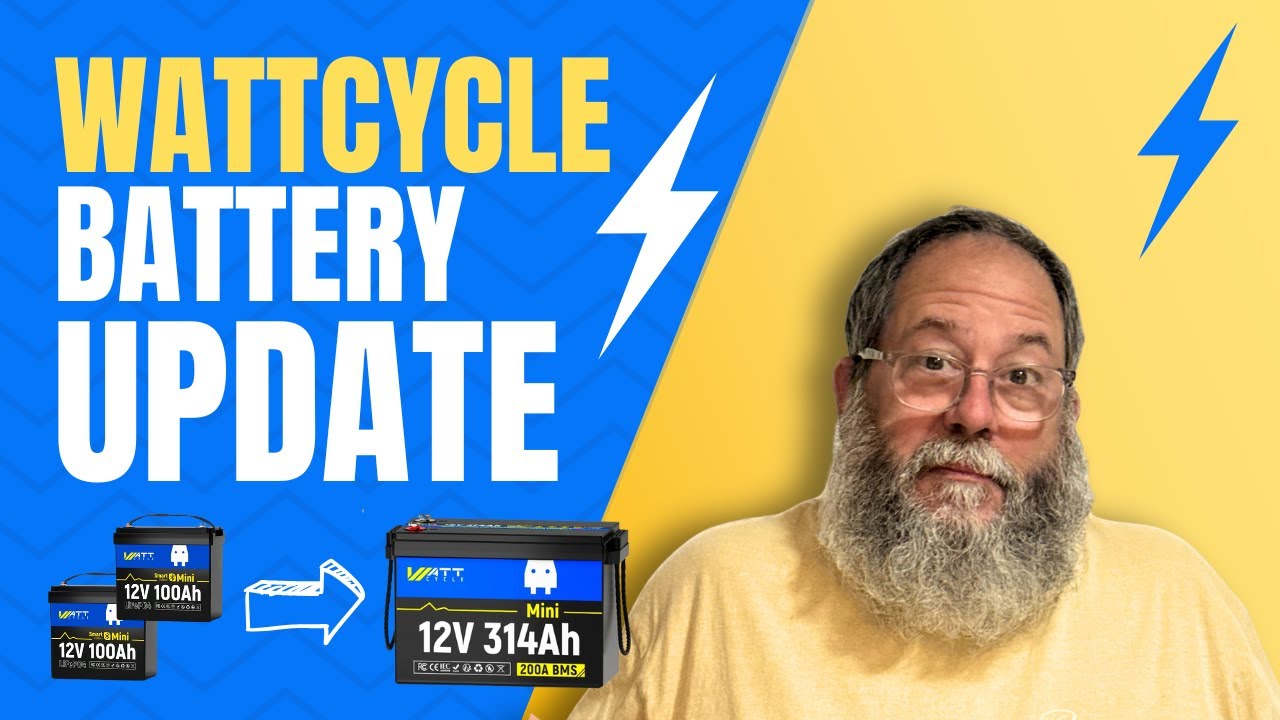 Обновление аккумулятора Wattcycle ⚡ Новое обновление после проблем с 100 А·ч!