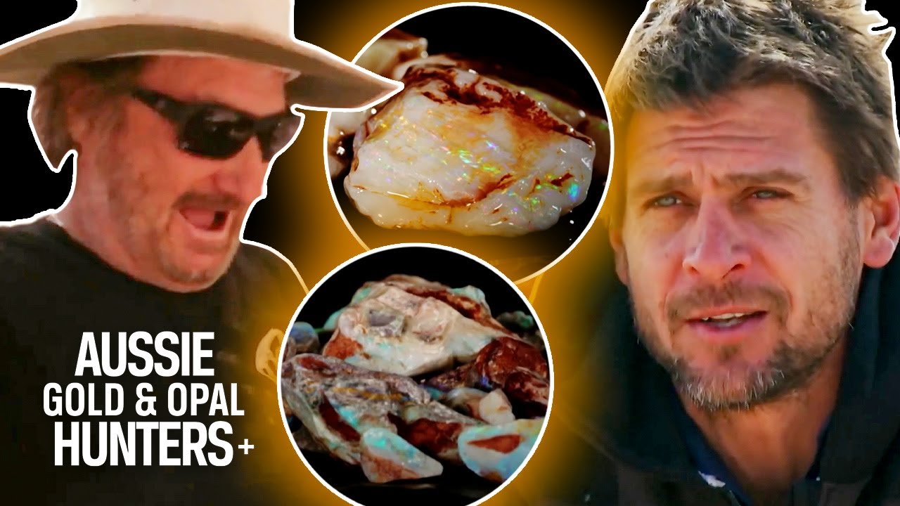 The Blacklighters Mine A $120,000 Opal Pocket To Save Their Season | Outback Opal Hunters
