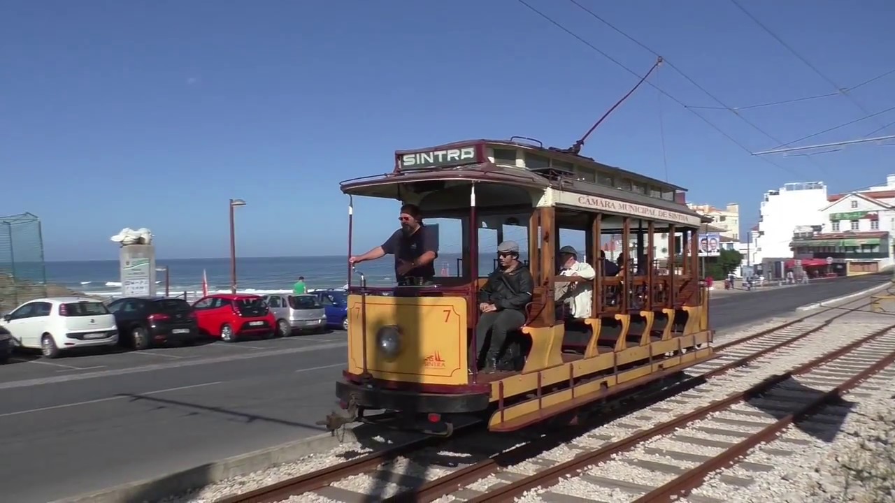 Straßenbahn Sintra - Praia das Maçãs im Sept. 2017