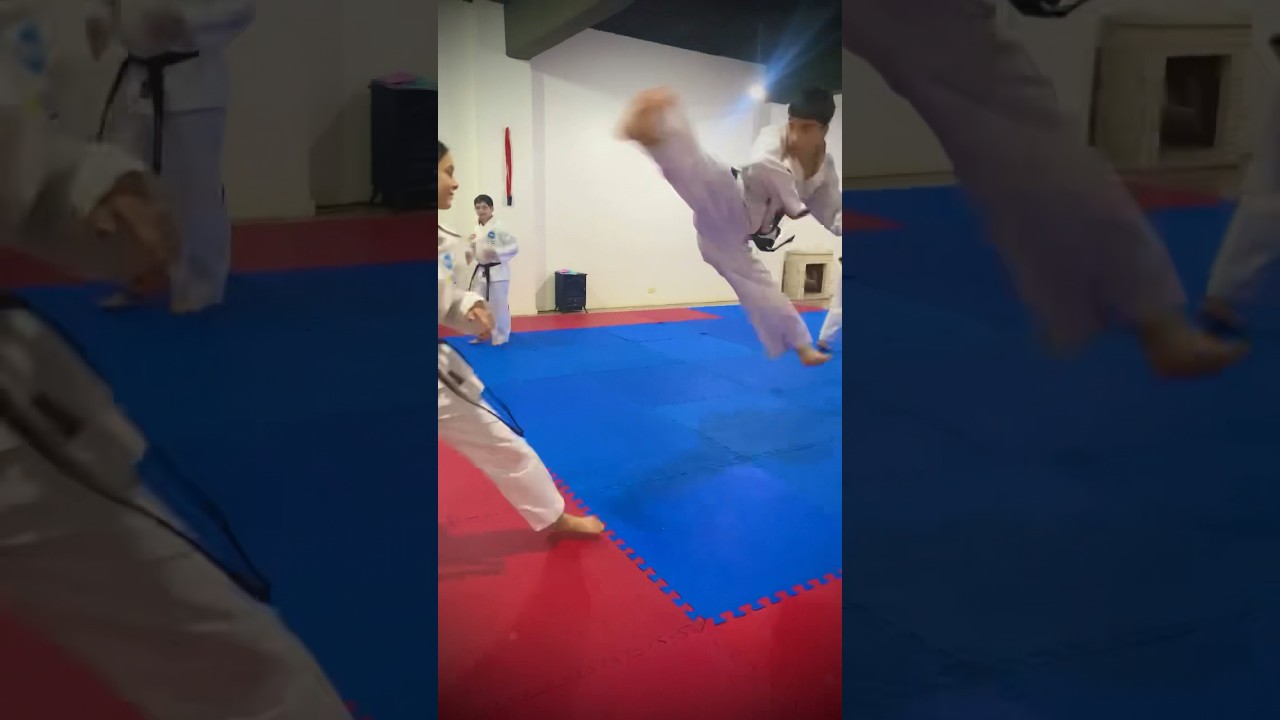 La patada m&aacute;s dif&iacute;cil de Taekwondo 🙏🏼😱🏅
