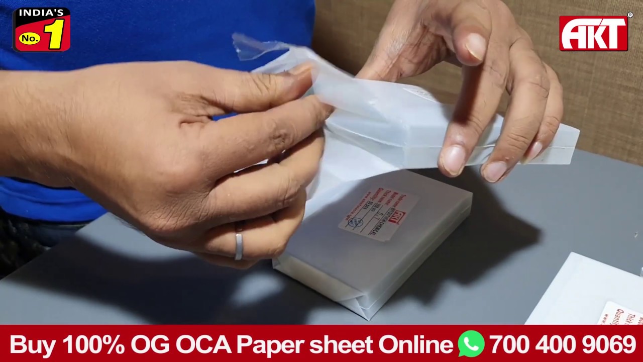Buy Original OCA paper Sheet at the Best Price in India - Mitsubishi OCA Sheet