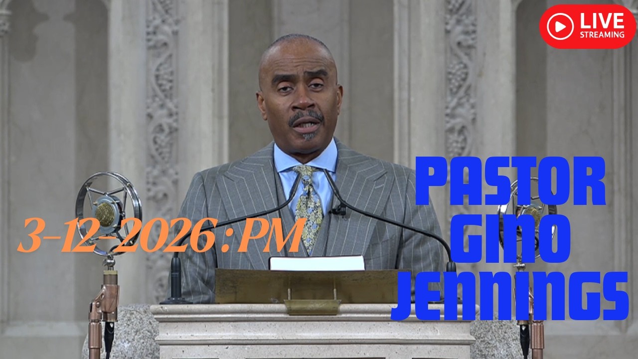 🔴🅻🅸🆅🅴 Pastor Gino Jennings - The REAL Difference Between Iran and Israel  | MAR  121, 2026