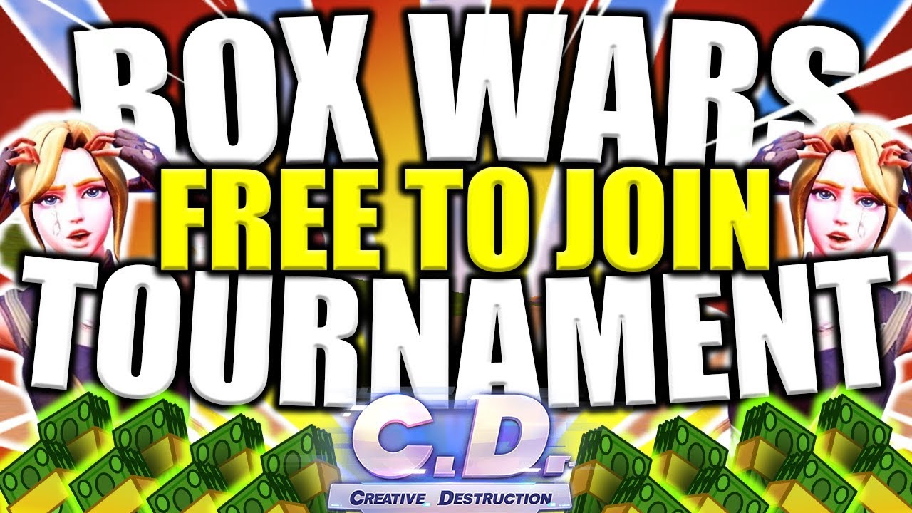 💰BOX WARS TOURNAMENT💰 CASH PRIZE (FREE TO JOIN) Creative Destruction