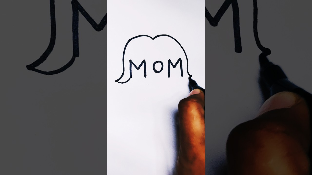 Mother's day drawing  😱😱😱 Very Creative Art 😱mother's day drawing👩&zwj;🦰#shorts #drawing #kids #diy #art