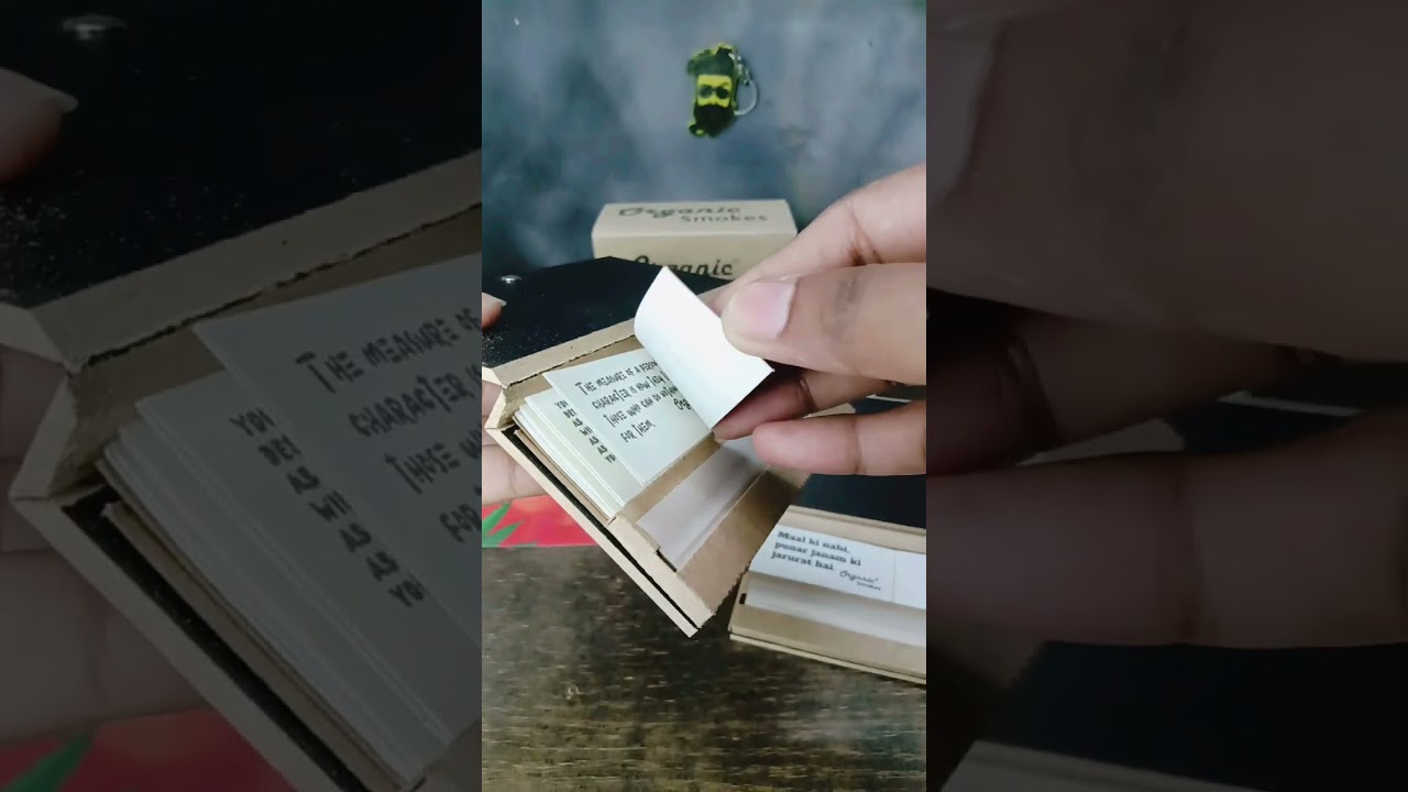 Organic Smokes Brown Rolling Paper with Tips (New Packaging) #organicsmokes #rollingpaper #jonnybaba