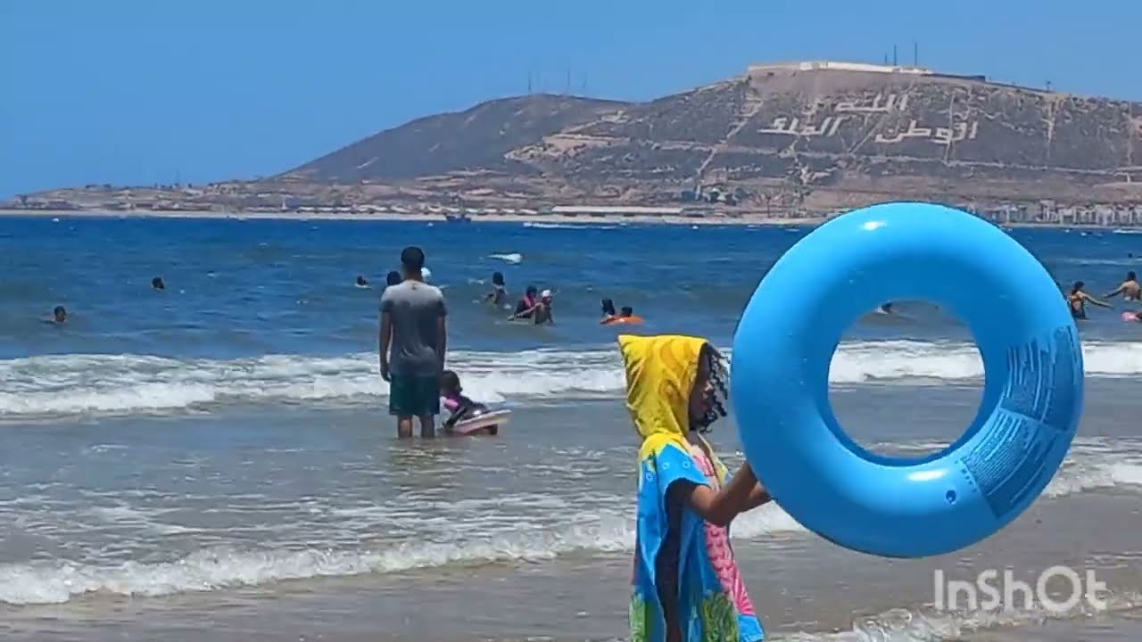 بحر بنسركاو أكادير 🏊‍♂️🏊‍♂️🏊‍♀️🥰🥰
