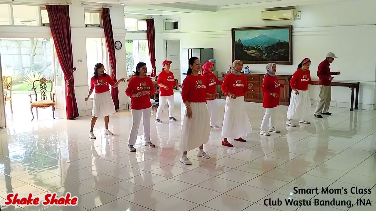 SHAKE SHAKE Line dance, demo by BS CLASS