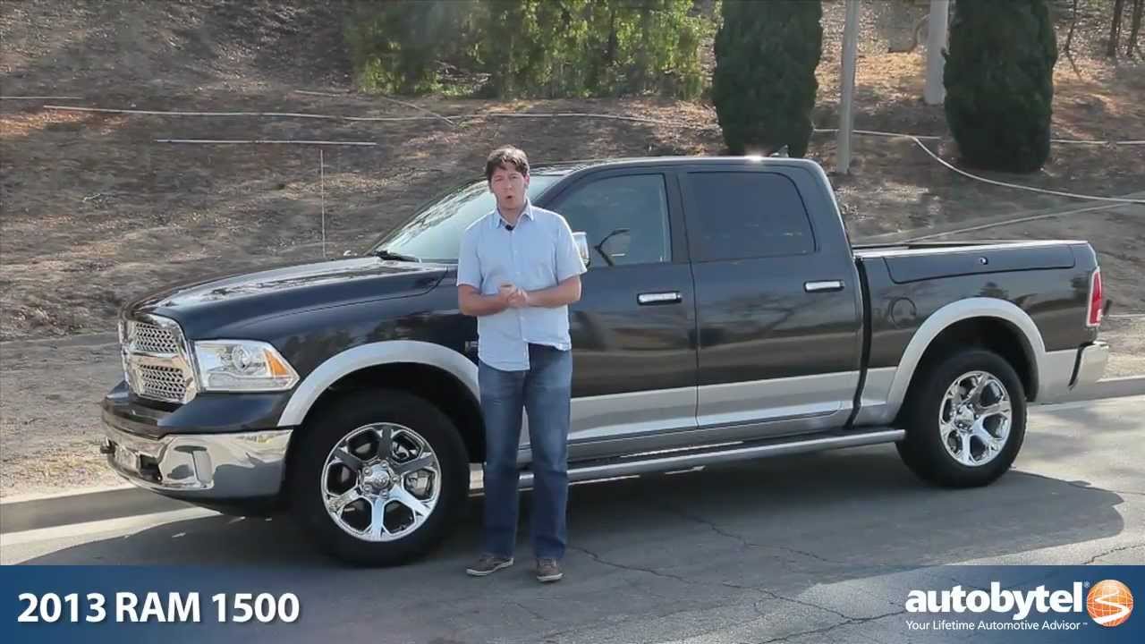 2013 RAM 1500 Laramie HEMI Test Drive & Pickup Truck Video Review