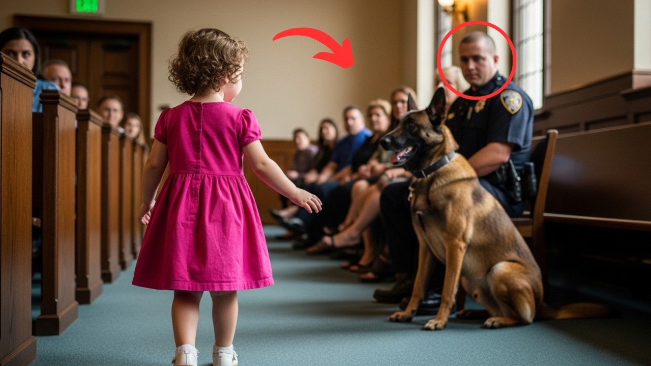 3 Year Old Girl Walks to a Police Dog in Court — What She Says Freezes the Room