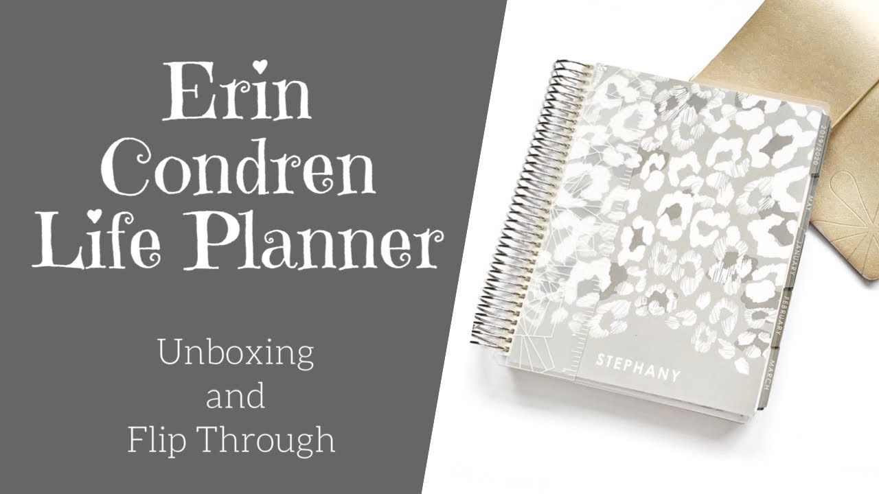 Erin Condren 2020 Horizontal Life Planner | Unboxing and Flip Through
