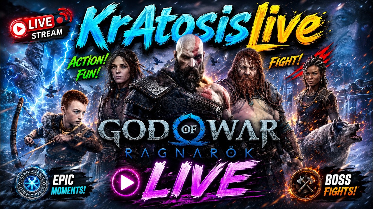 God of War Ragnarök LIVE #godofwarragnarok #kratosislive #shortsfeed #godofwar