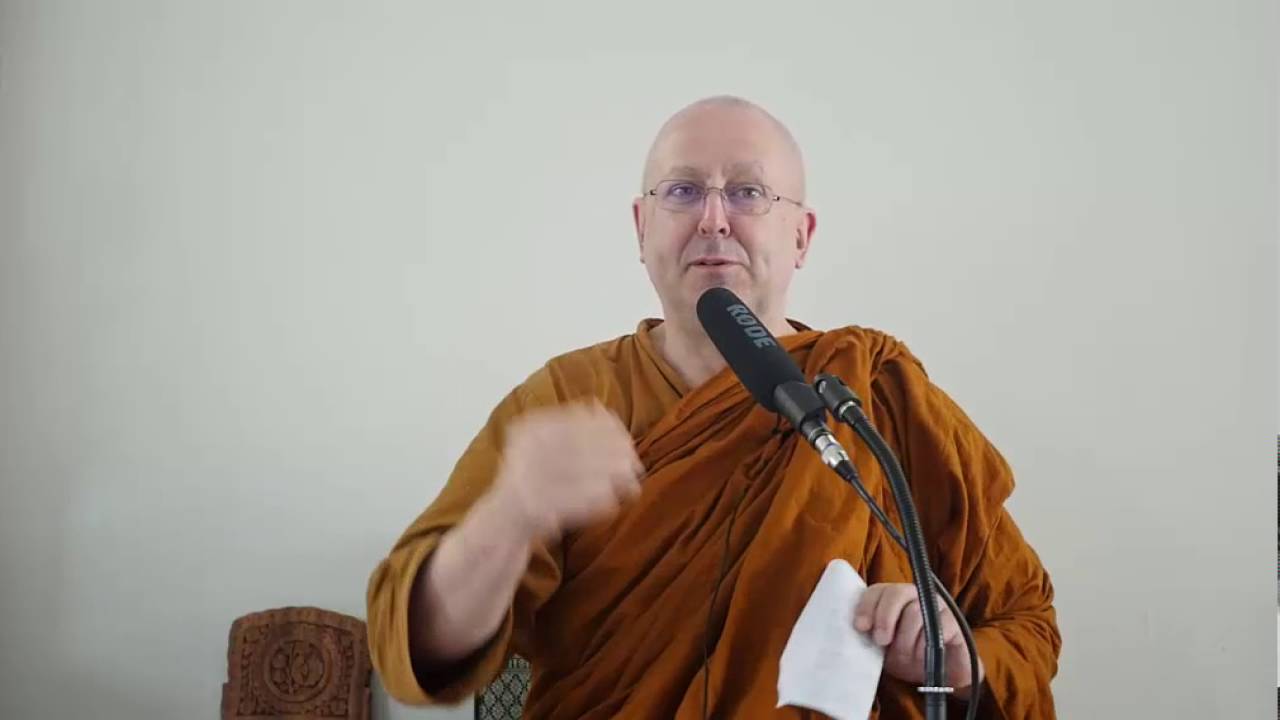 Ajahn Brahm - Q&A - Method To Overcome Fear of Sickness, EightFold Path