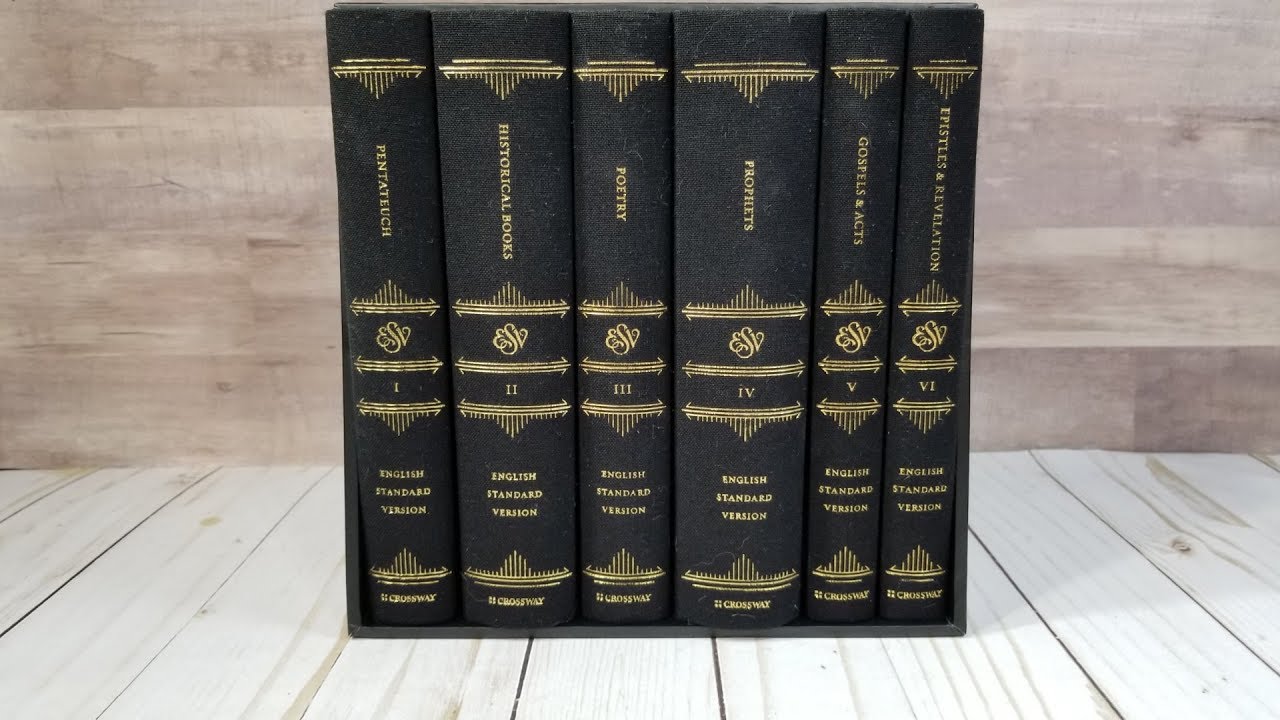 ESV 6 Volume Readers Set with Chapter and Verse Numbers