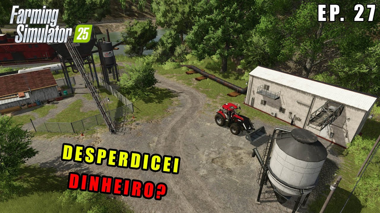 COMPREI A CIMENTEIRA... porém... - FARMING SIMULATOR 25 #27 [PT-PT]