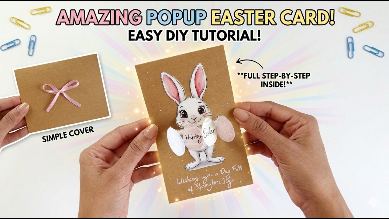 This Easter Card Pops to Life! (DIY Tutorial)