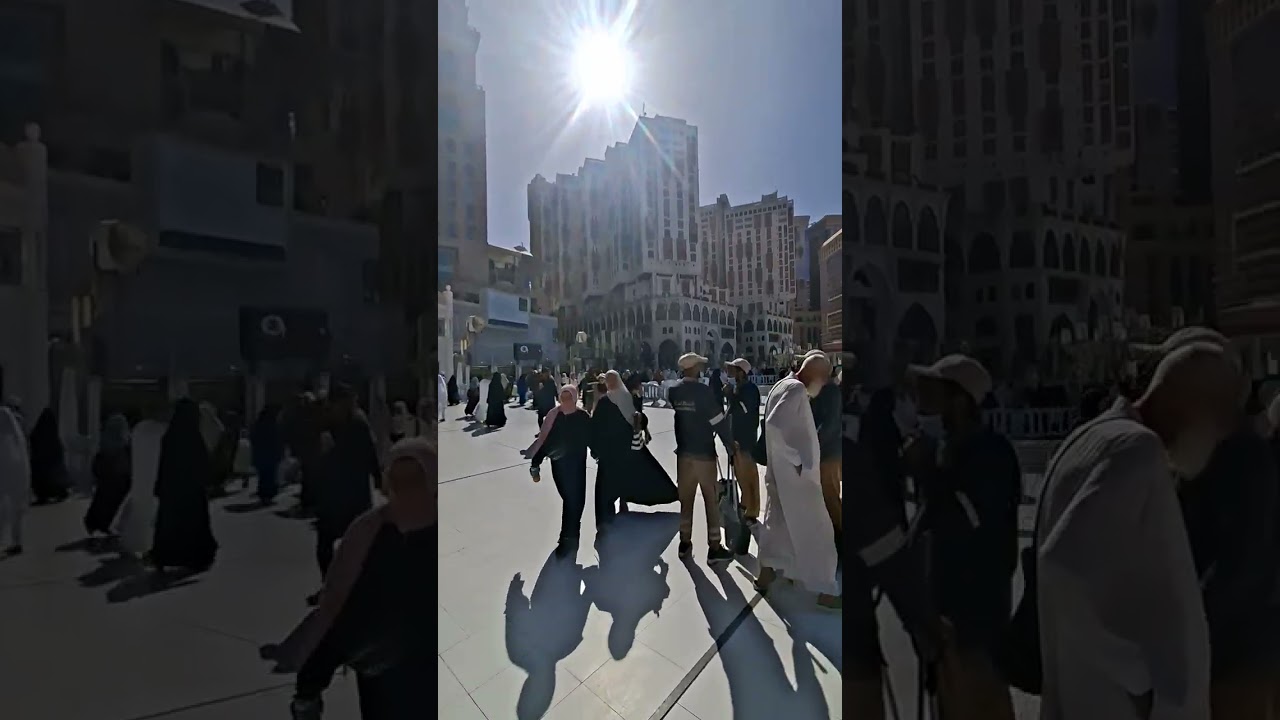رمضان شریف کا سولواں روزہ مبارک کی ویڈیو حرم شریف میں