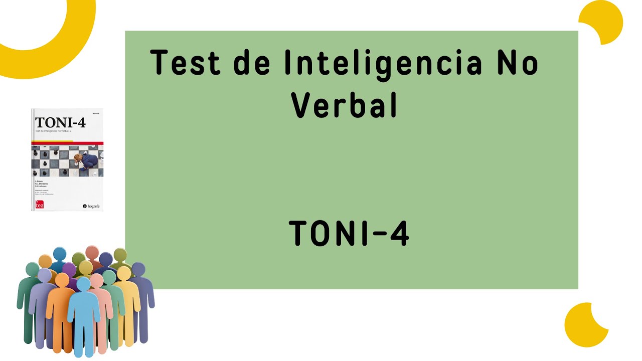 Evaluación psicológica de inteligencia no verbal TONI 4 - Panamá
