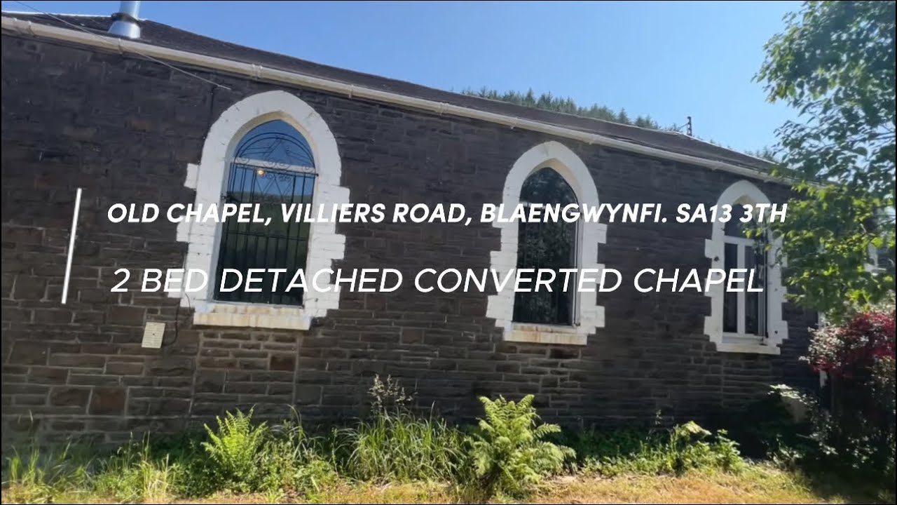 The Old Chapel Villiers Road, Blaengwynfi, Port Talbot, Neath Port Talbot. SA13 3TH