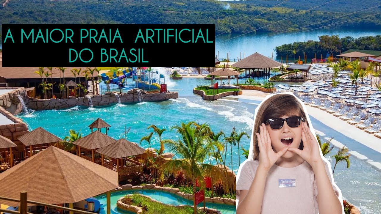 A Maior Praia Artificial do Brasil .