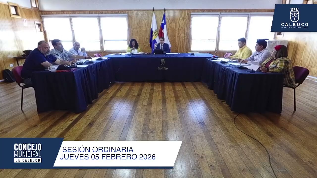Sesion ordinaria concejo municipal 05 de febrero 2026