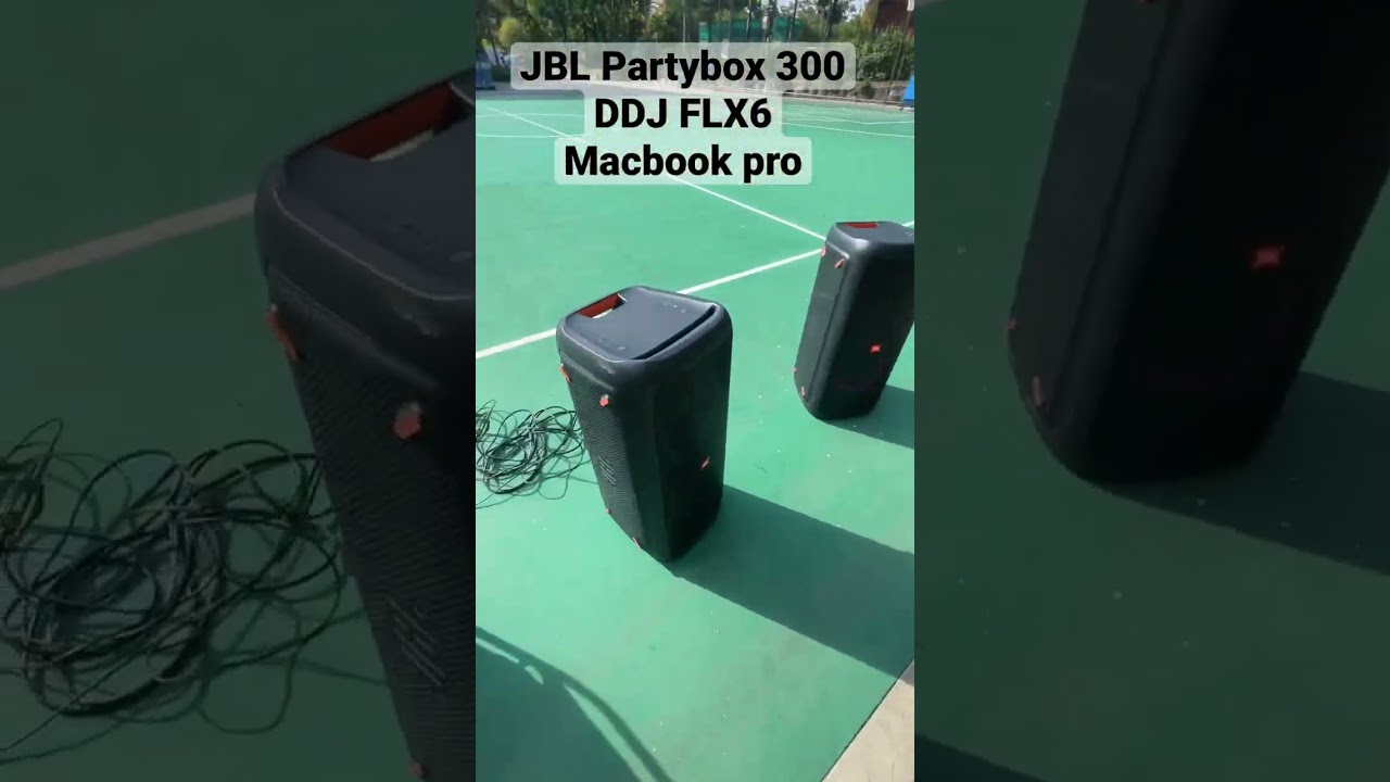 My Outdoor DJing equipment test