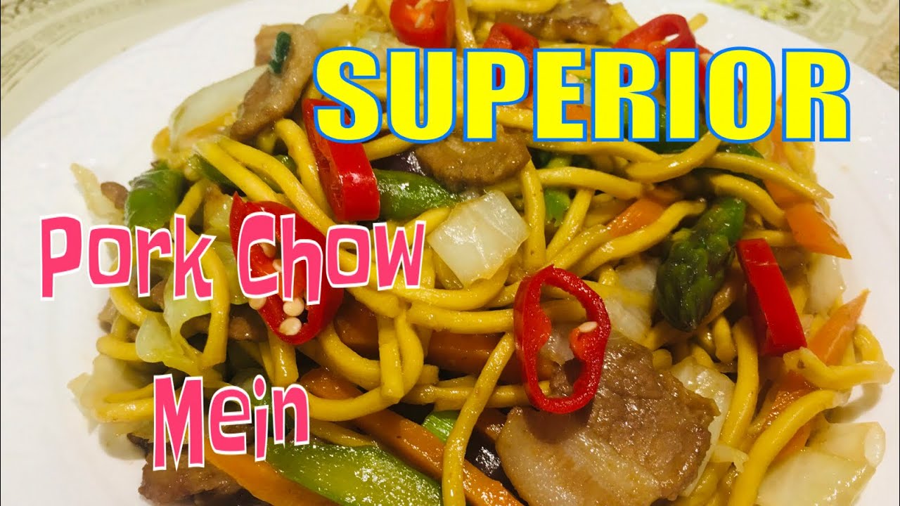 PORK CHOW MEIN l EASY PORK CHOW MEIN RECIPE