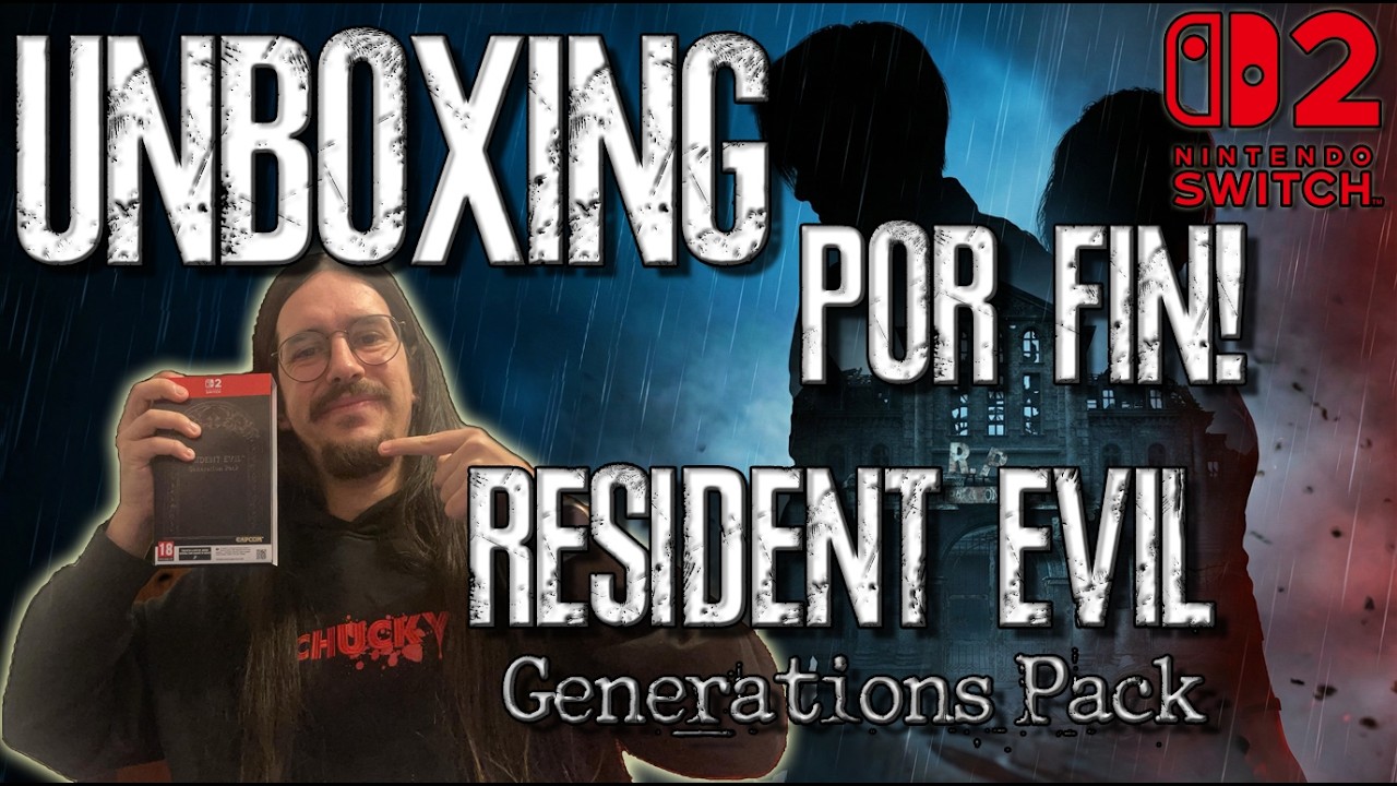 ¡RE9 ES REAL! 😱 Unboxing RESIDENT EVIL GENERATIONS PACK (Switch 2)