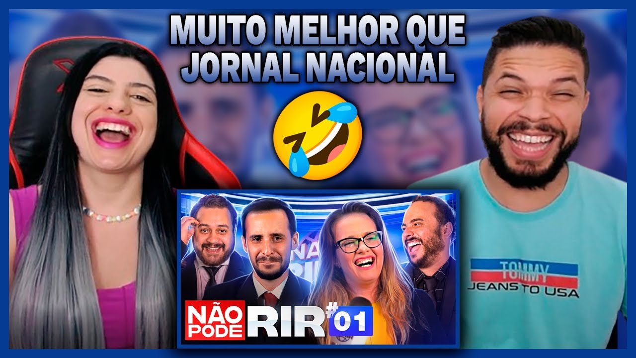 JORNAL NÃO PODE RIR #1 | Castro Brothers (REACT)