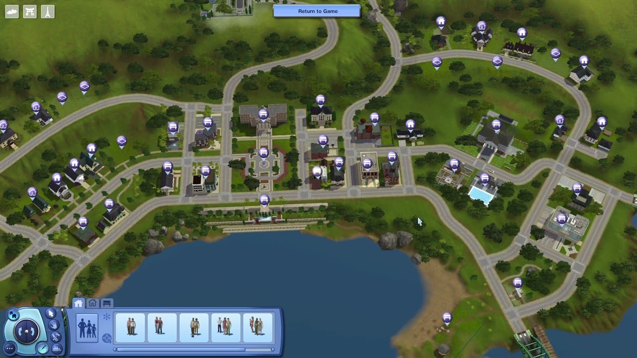 The Sims 3 Ambitions - Twinbrook (All Lots Overview) (Links in the Description)
