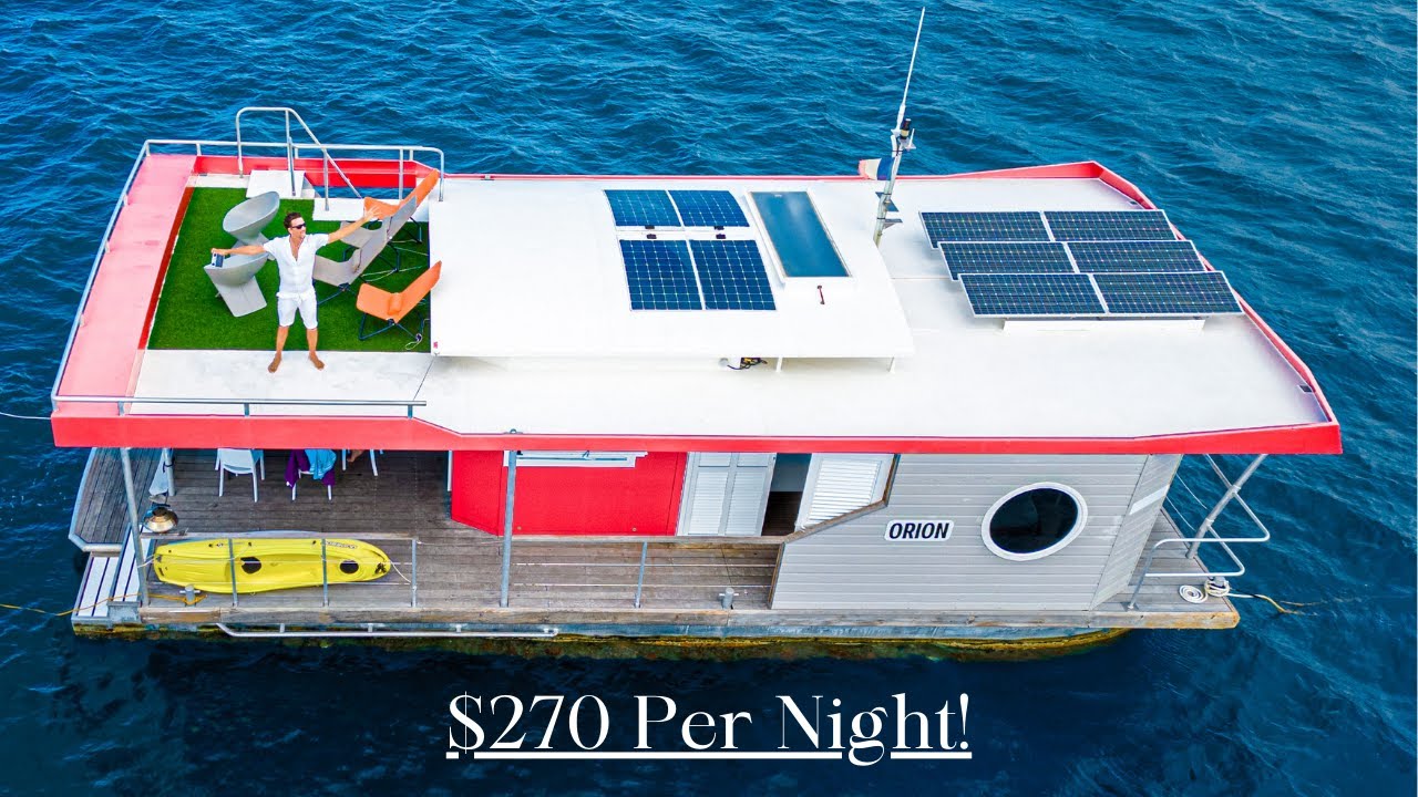 Unique Floating Hotel Airbnb FULL Tour