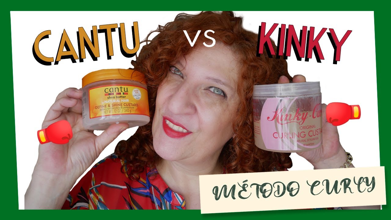 [ METODO CURLY ➰ ] batalla KINKY CURLY VS  CANTU DEFINE CUSTARD || ¿Quién ganará? 🥊