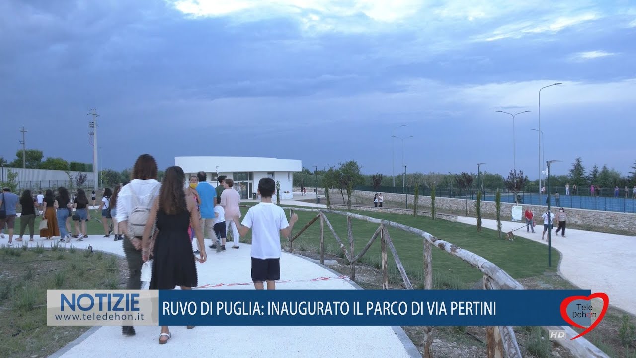RUVO DI PUGLIA: INAUGURATO IL PARCO DI VIA PERTINI