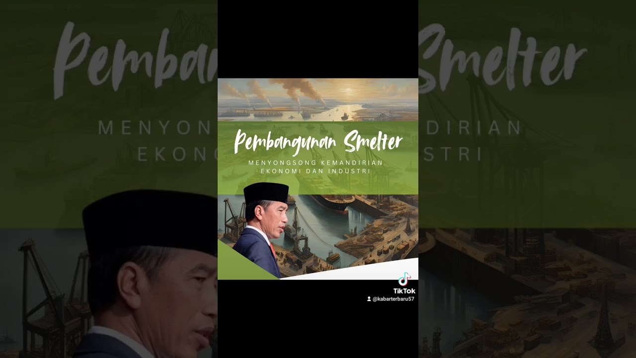 Pembangunan Smelter menyongsong kemandirian ekonomi dan industri 🇲🇨#TerimaKasihPakJokowi