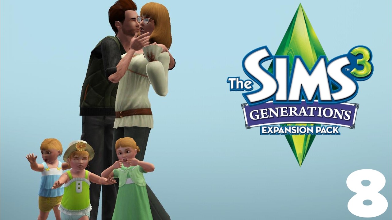 Давайте поиграем: The Sims 3 Generations - (3 сезон, часть 8) - Тройняшки-подростки