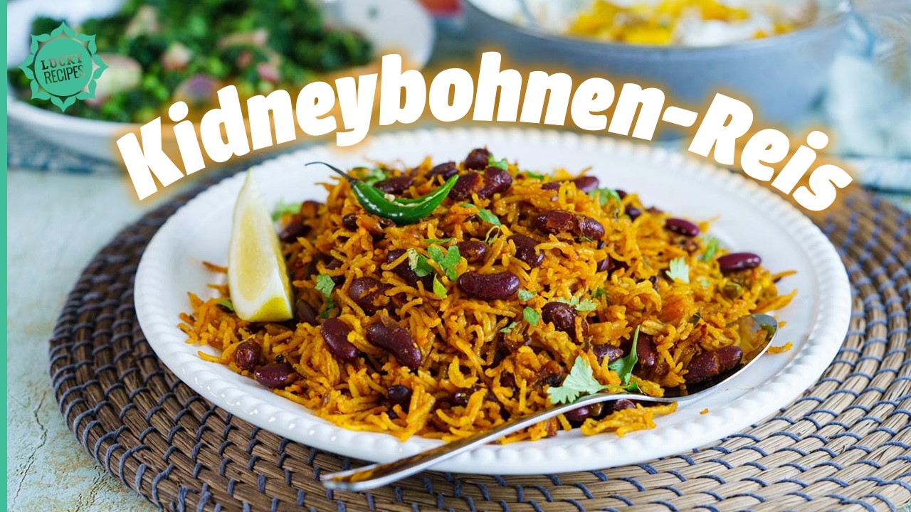 Kidneybohnen Rezept mit extra Portion Geschmack! | Rajma Pulao