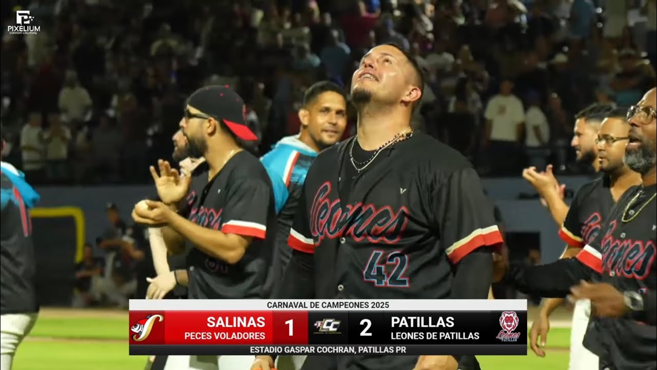 Peces Voladores de Salinas vs Leones de Patillas | Carnaval de Campeones 2025