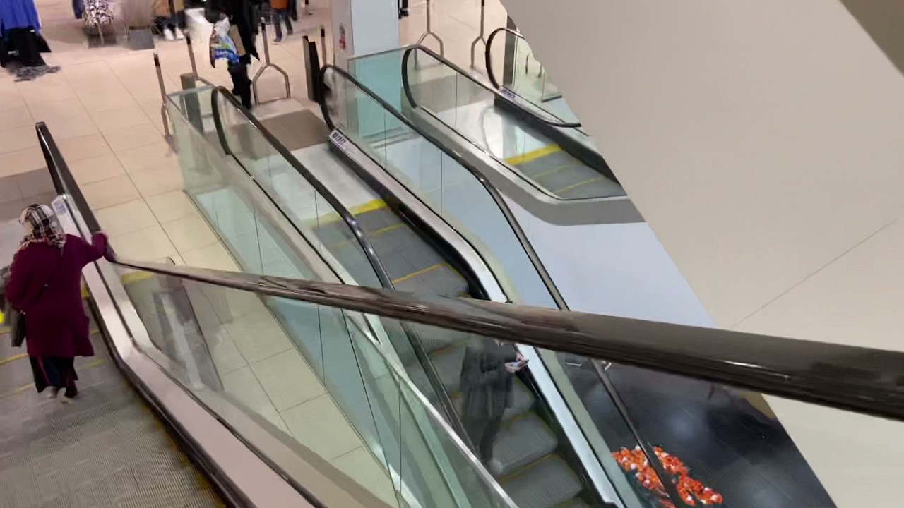 KONE Escalators at Marks & Spencer in Westfield Shepherds Bush Shopping Centre in London