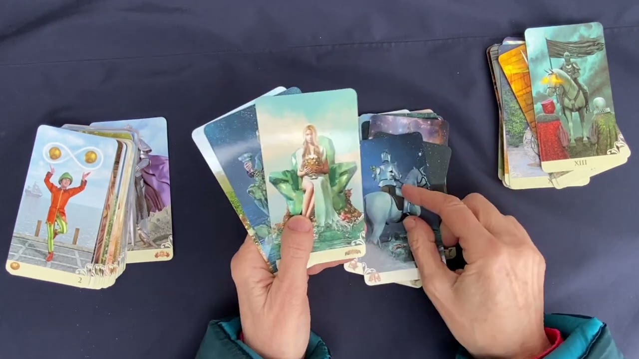 Распаковка и Обзор Двухстороннее Таро Unpacking Flip Thru Viceversa Tarot Deck Колена