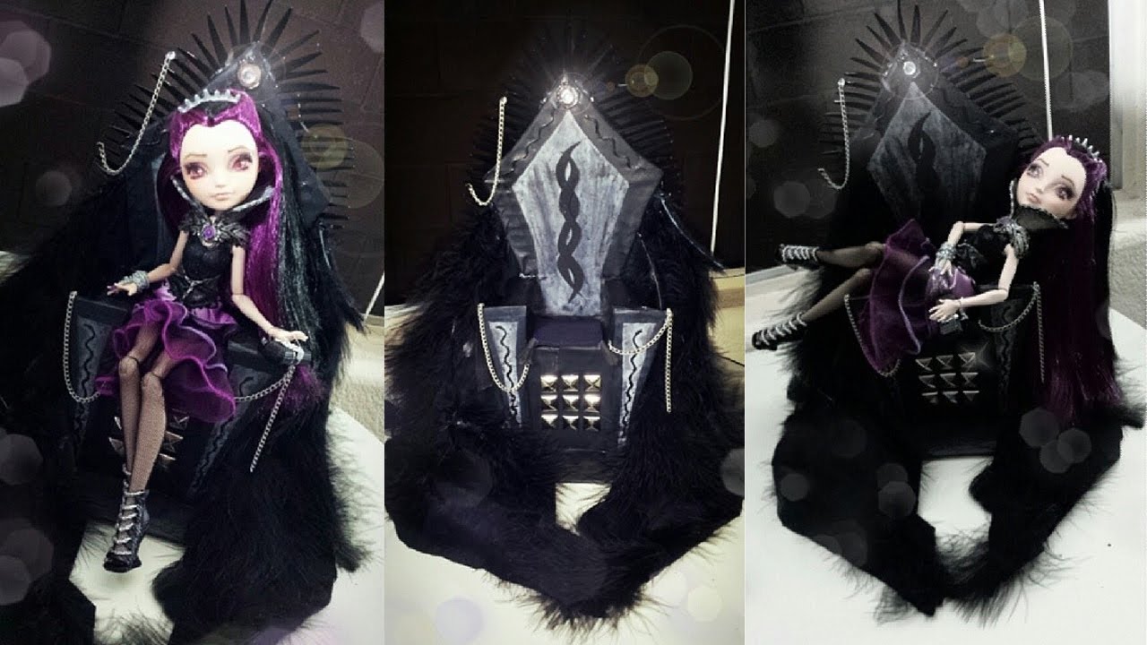 How to make a Raven Queen Evil Throne [EVER AFTER HIGH]