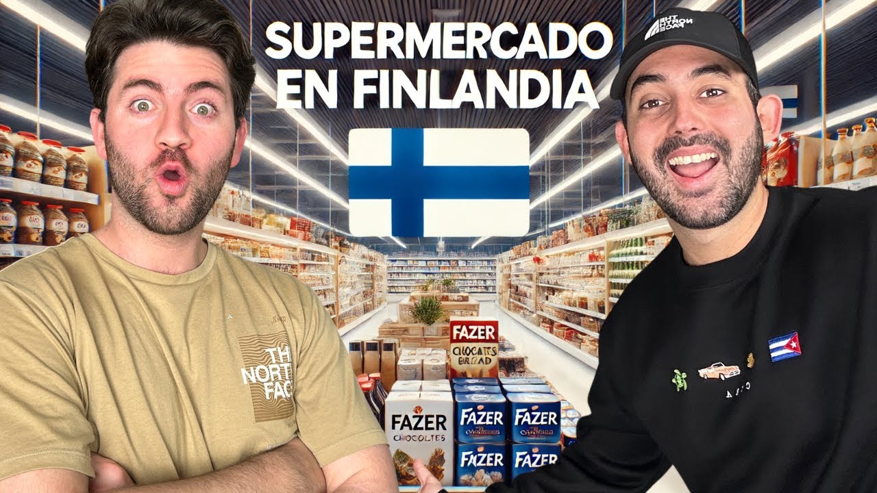 DOS CUBANOS 🇨🇺 de COMPRAS EN FINLANDIA 🇫🇮 / COMPRA SEMANAL