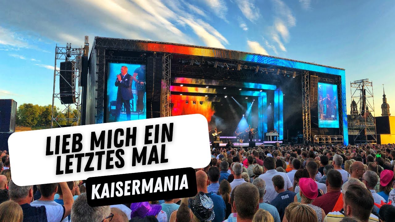 Roland Kaiser - Lieb Mich Ein Letztes Mal Live 2022 Kaisermania